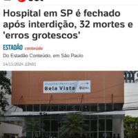 Prefeitura de SP fecha Hospital Municipal Bela Vista após série de erros e mortes 🏥⚠️